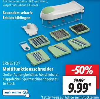 Lidl ERNESTO Multifunktionsschneider Angebot