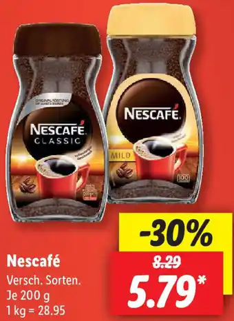 Lidl Nescafé 200 g Angebot