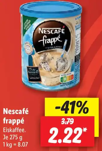 Lidl Nescafé frappé Eiskaffee 275 g Angebot