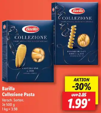 Lidl Barilla Collezione Pasta 500 g Angebot