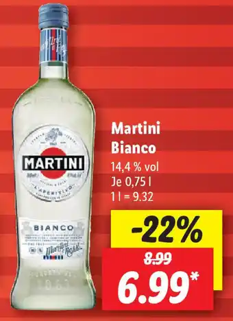 Lidl Martini Bianco 0,75 L Angebot