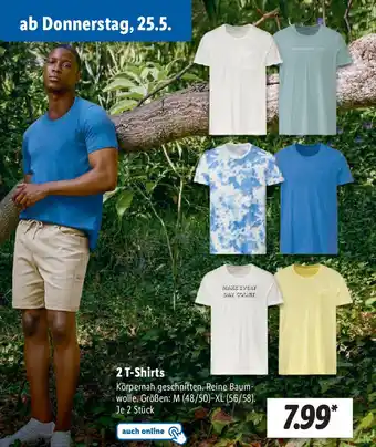 Lidl 2 T-Shirts Angebot