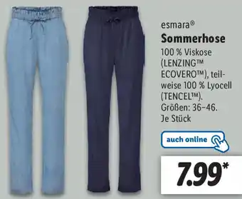 Lidl esmaraⓇ Sommerhose Angebot