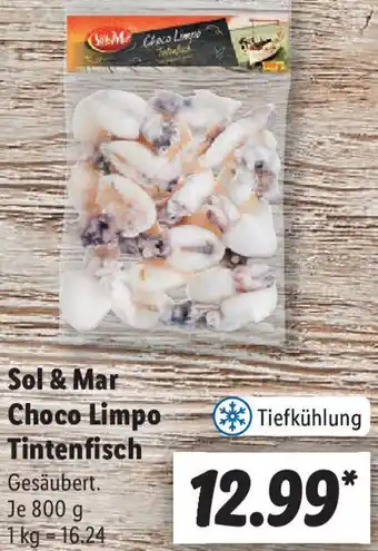 Lidl Sol & Mar Choco Limpo Tintenfisch 800 g Angebot