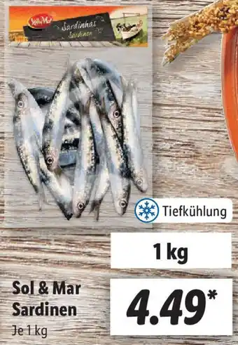 Lidl Sol & Mar Sardinen 1 kg Angebot