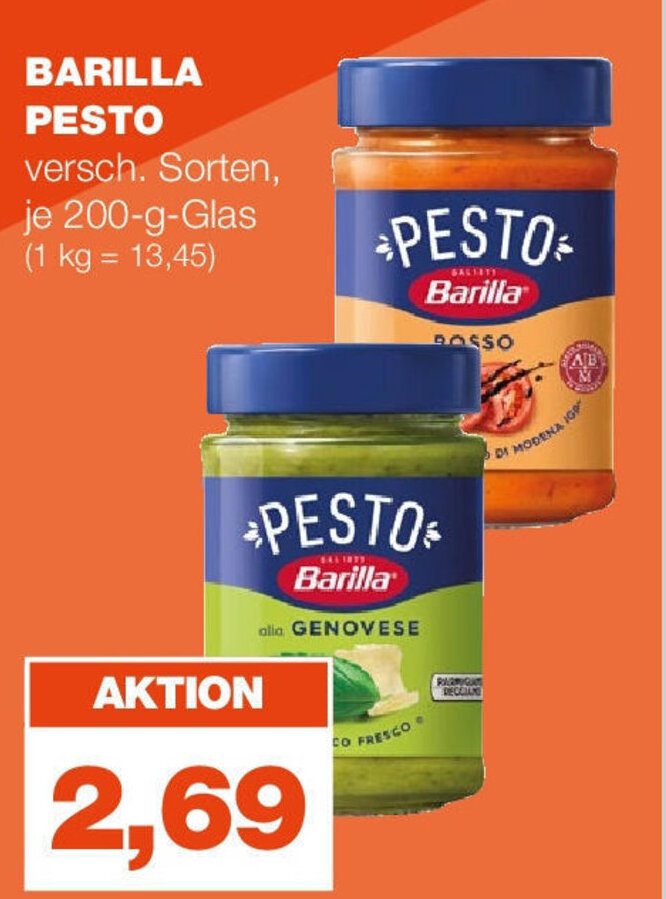 BARILLA PESTO 200g Angebot bei mein real