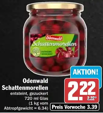 Hit Odenwald Schattenmorellen 720 ml Glas Angebot