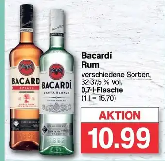 Famila Nord West Bacardí Rum 700ml Angebot