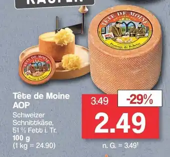 Famila Nord West Tête de Moine AOP 100g Angebot