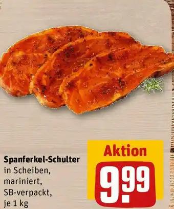 REWE Span Spanferkel-Schulter 1kg Angebot