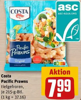 REWE Costa Pacific Prawns 215g Angebot