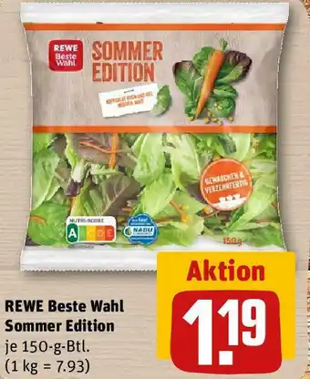 REWE REWE Beste Wahl SOMMER EDITION 150g Btl Angebot