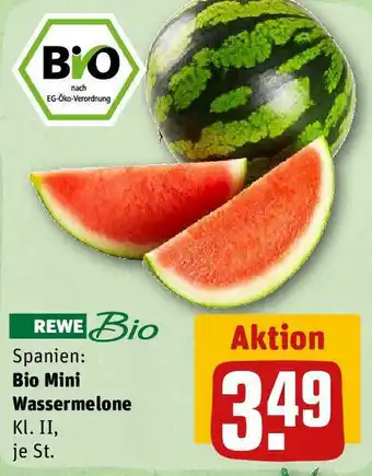 REWE Bio Mini Wassermelone Angebot