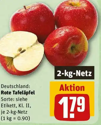 REWE Rote Tafeläpfel 2kg Angebot