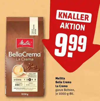 REWE Melitta Bella Crema La Crema  1000g Angebot