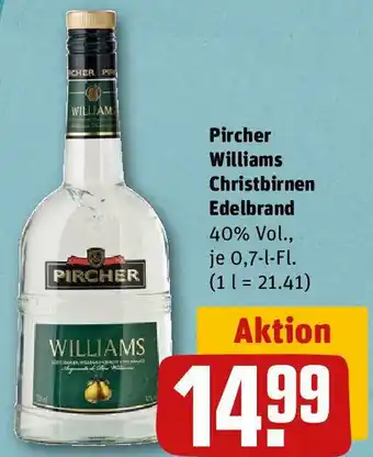 REWE Pircher Williams Christbirnen 0,7l Angebot