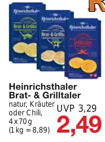 Jawoll Heinrichsthaler Brat- & Grilltaler 4x70g Angebot