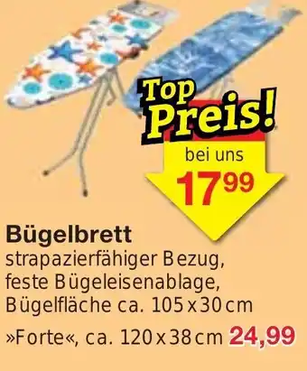 Jawoll Bügelbrett 105x30cm Angebot