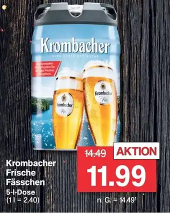 Famila Nord West Krombacher Frische Fässchen 5-L Angebot
