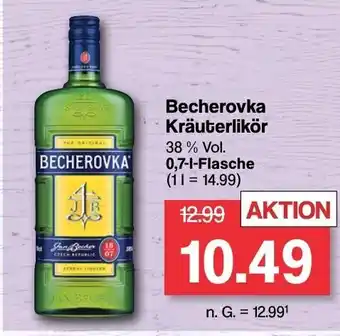 Famila Nord West Becherovka Kräuterlikör 700ml Angebot