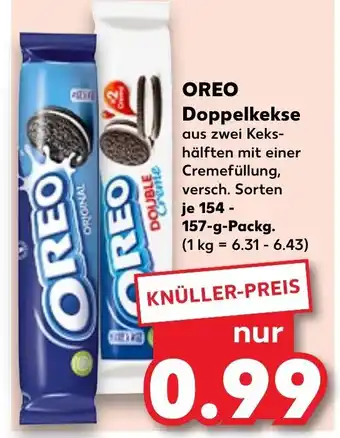 Kaufland OREO Doppelkekse 154-157g Angebot