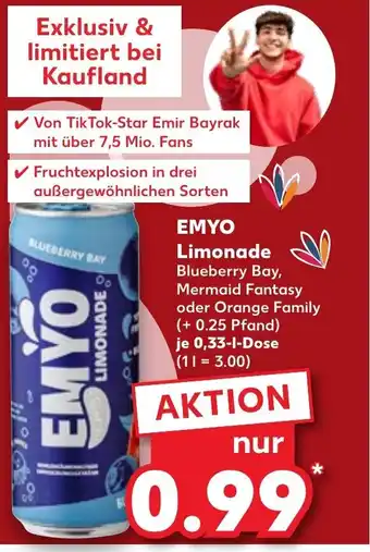 Kaufland EMYO LIMONADE 330ml Angebot