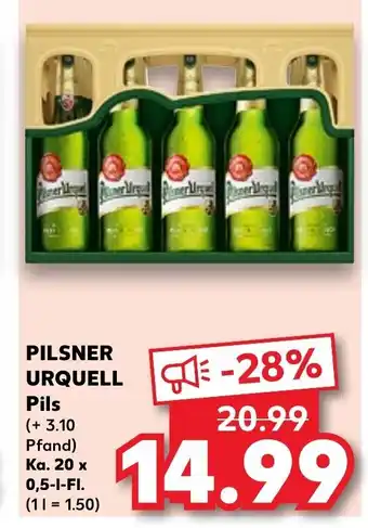 Kaufland PILSNER URQUELL 20*500ml Angebot