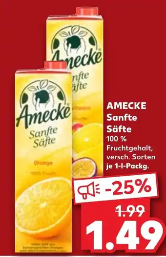 Kaufland Amecke Sanfte Säfte 1L Angebot