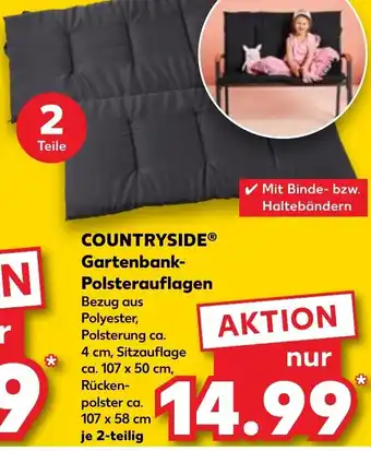 Kaufland COUNTRYSIDEⓇ Gartenbank-Polsterauflagen Angebot