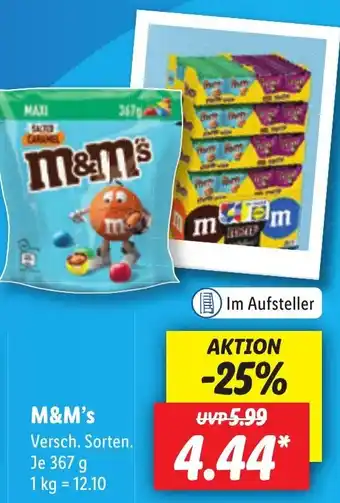 Lidl M&M's 367 g Angebot