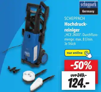 Lidl Scheppach Hochdruckreiniger HCE 2600 Angebot