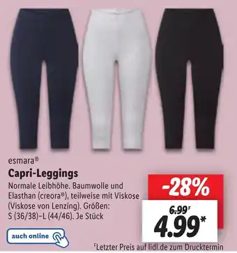 Lidl esmara® Capri-Leggings Angebot