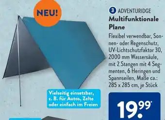 Aldi Süd ADVENTURIDGE Multifunktionale Plane Angebot