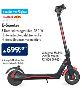 Aldi Süd Red Bull RACING E-Scooter Angebot