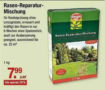 V Markt Rasen-reparatur-mischung Degro Angebot