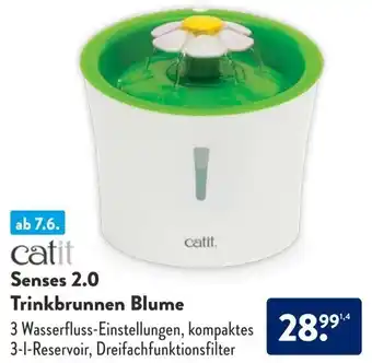 Aldi Süd catit Senses 2.0 Trinkbrunnen Blume Angebot