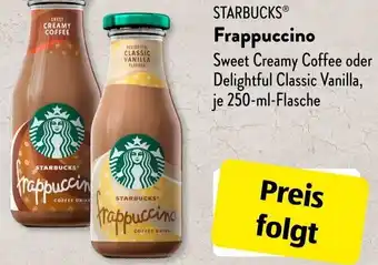 Aldi Süd STARBUCKS Frappuccino 250 ml Flasche Angebot