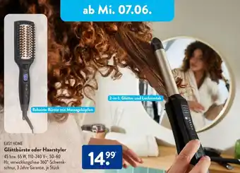 Aldi Süd EASY HOME Glättbürste oder Haarstyler Angebot