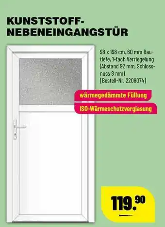 Leitermann Baumarkt Kunststoff-nebeneingangstür Angebot