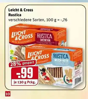 REWE Leicht & Cross Rustica Angebot