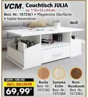 Norma24 Vcm Couchtisch Julia Angebot