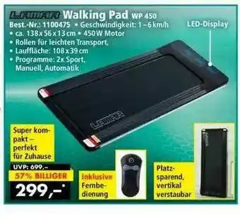 Norma24 Lamar Walking Pad Wp450 Angebot