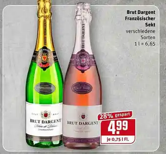 REWE Brut Dargent Französischer Sekt Angebot