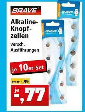 Thomas Philipps Brave Alkaline Knopfzellen Angebot