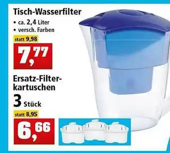 Thomas Philipps Tisch-wasserfilter Oder Ersatz-filterkartuschen Angebot