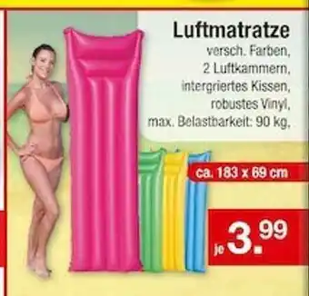 Zimmermann Luftmatratze Angebot