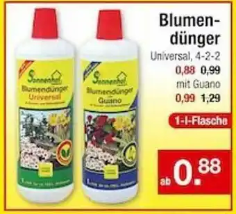 Zimmermann Blumendünger Sonnenhof Angebot