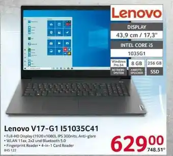 Selgros Lenovo V17-g1 I51035c41 Angebot