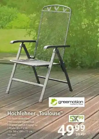 Selgros Greemotion Hochlehner „toulouse” Angebot