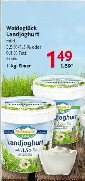 Selgros Weideglück Landjoghurt Angebot